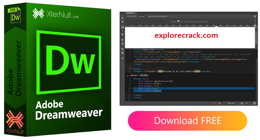 Adobe Dreamweaver 21.2.0.15523 Crack + Keygen Free Download