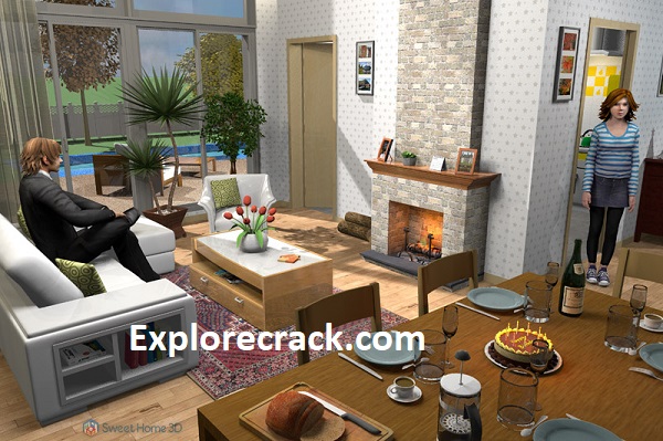 Sweet Home 3D 7.1 Crack + Serial Key 2023 Download [Latest]