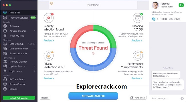 Mackeeper 5.8.0 Crack + Activation Code Download Free Full Version 